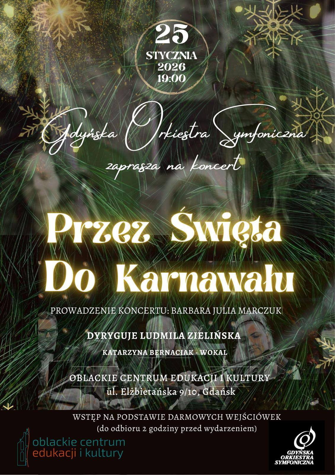 Przez święta do karnawału 25 stycznia Oblaci